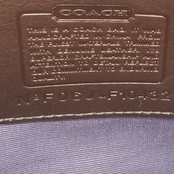 Coach Brown Patchwork Suede Leather Jacquard Bag - Picture 6 of 11